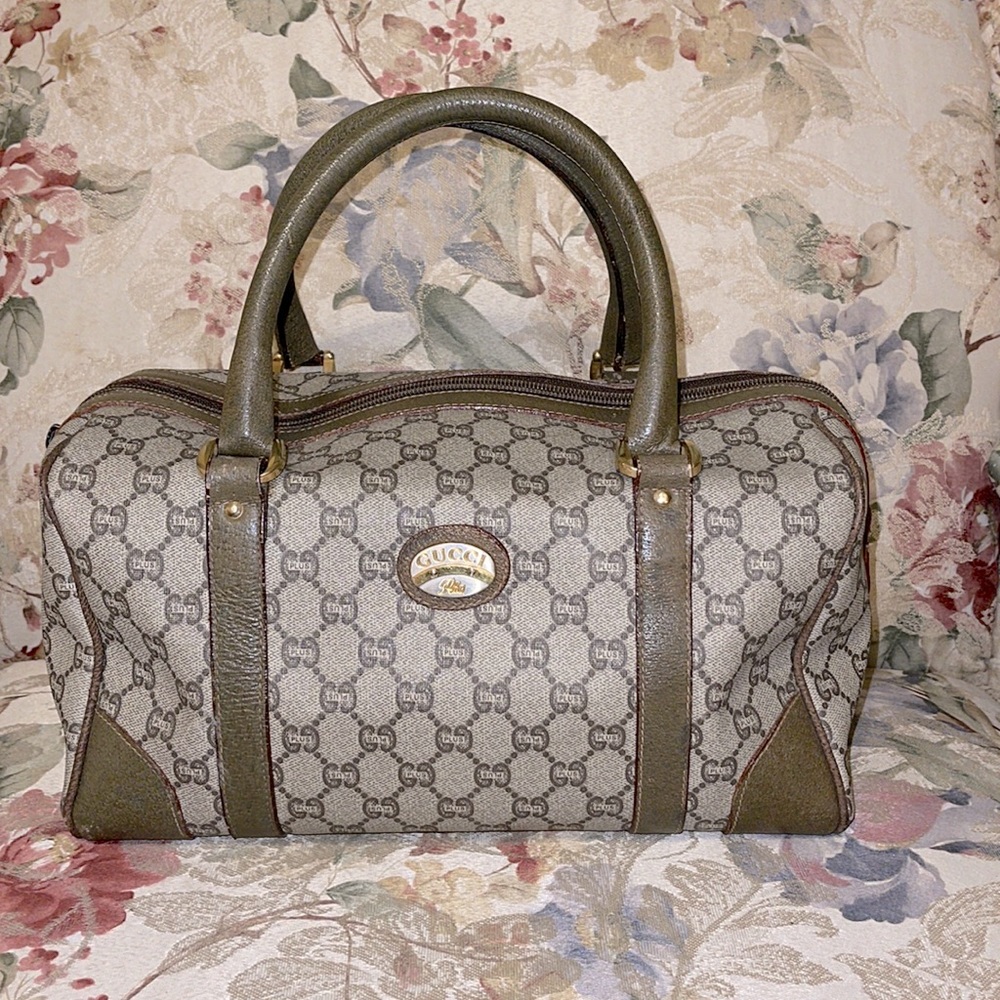 Authentic Vintage Gucci Plus Boston Bag